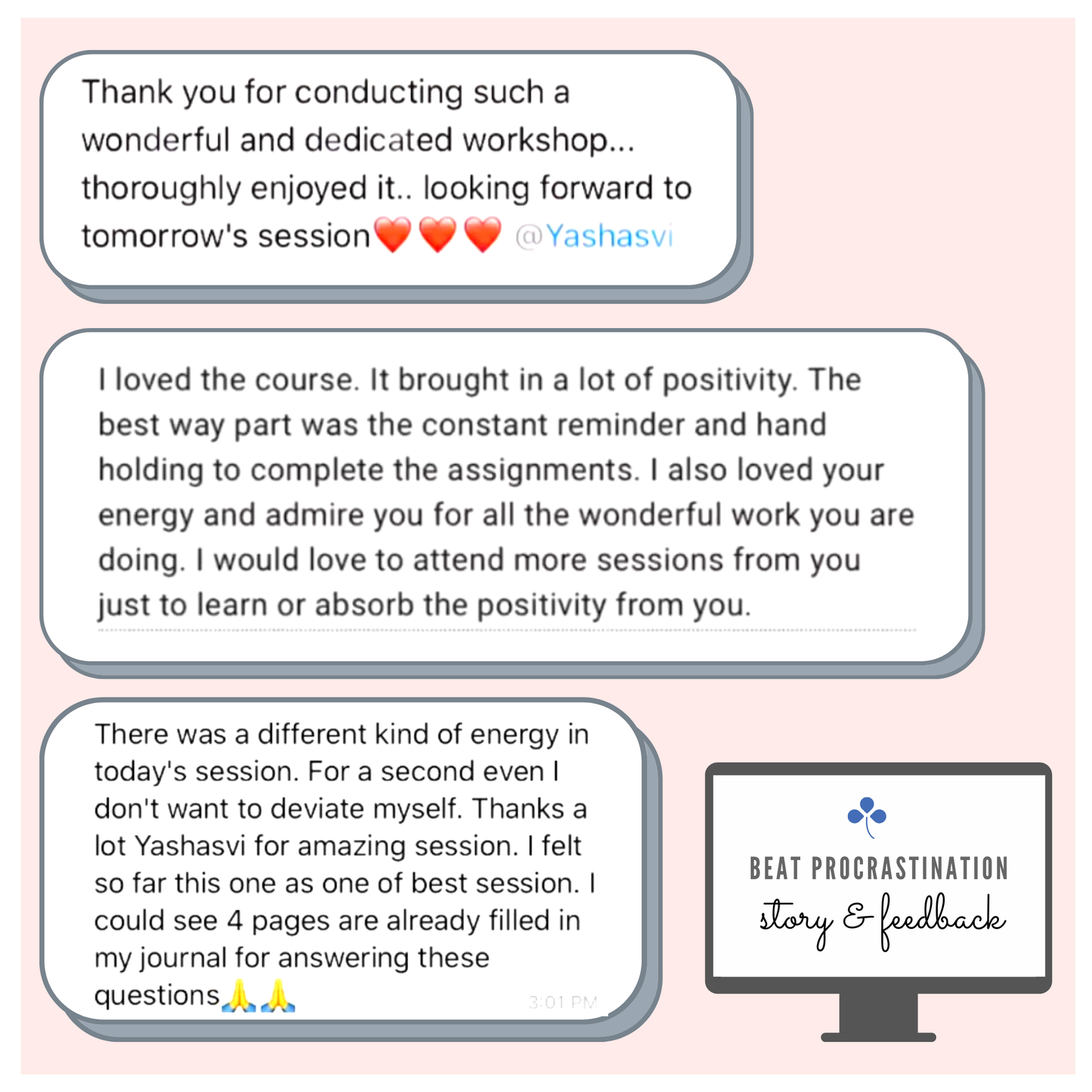 Beat Procrastination 4-hour Journaling Course