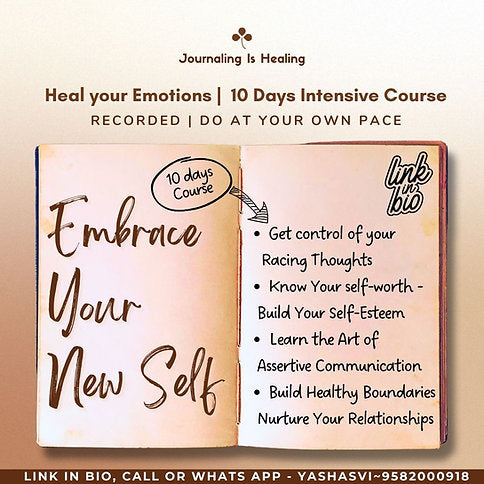 Embrace Your New Self - 10 Days Intensive Journaling Course