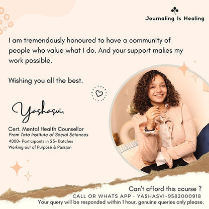 Embrace Your New Self - 10 Days Intensive Journaling Course