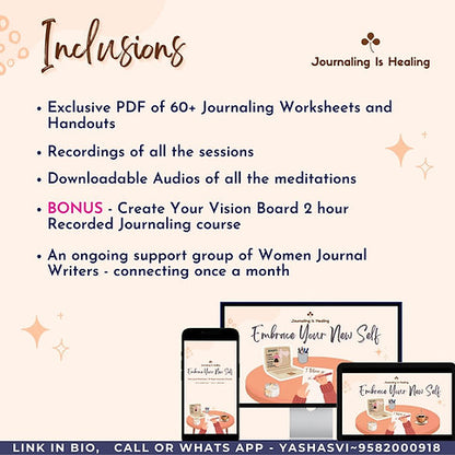 Embrace Your New Self - 10 Days Intensive Journaling Course