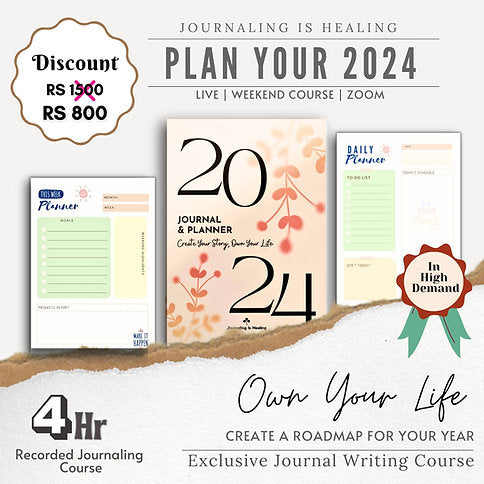 Plan Your 2024 - 4 Hour Journaling Course