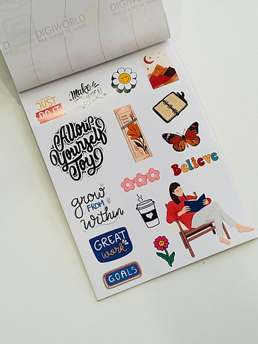 Journaling Combo: Handmade Leather Journal + Ultimate Sticker Book ✨