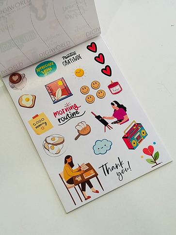 Journaling Combo: Handmade Leather Journal + Ultimate Sticker Book ✨