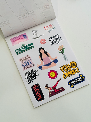 Journaling Combo: Handmade Leather Journal + Ultimate Sticker Book ✨