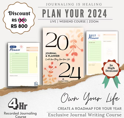 Plan Your 2024 - 4 Hour Journaling Course